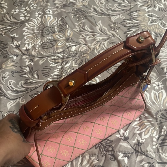 Authentic Dooney and Bourke. Canvas gently used leather still like new - Picture 5 of 5